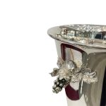 Secchio Champagne Lega d' Argento   con Manici Uva