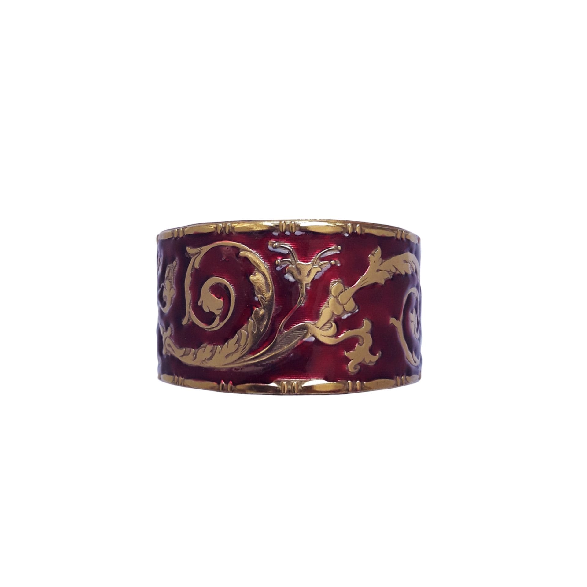 Bracciale Lucrezia Smaltato Rosso Rubino