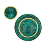 Piatto Frutta  Malachite