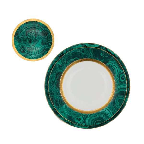 Piatto Piano  Malachite
