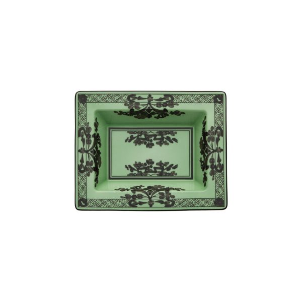 Piatto svuotatasche rettangolare  Bario Oriente Italiano, cm 15x19