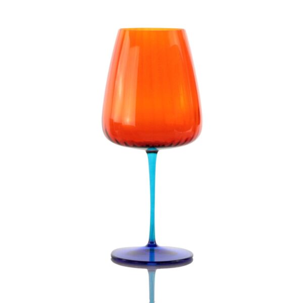 Set of 2 Water Glasses Joy Orange 700 ml