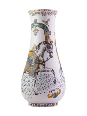 Chevaux du Soleil Gien Vase