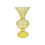 Vaso in Vetro Giallo Grande