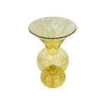 Vaso in Vetro Giallo Grande