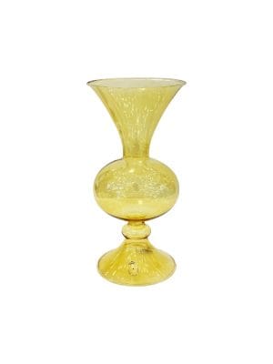 Vaso in Vetro Giallo Piccolo