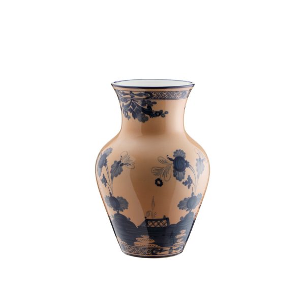 Vaso ming Cipria  Oriente Italiano 25 cm