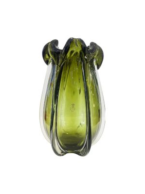 Vaso In Vetro Verde