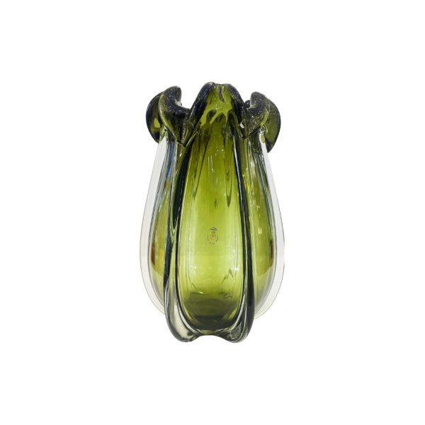 Vaso In Vetro Verde