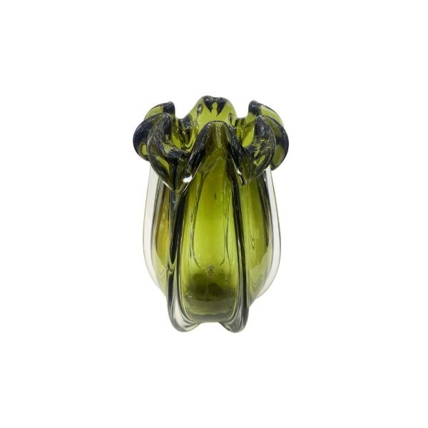 Vaso In Vetro Verde