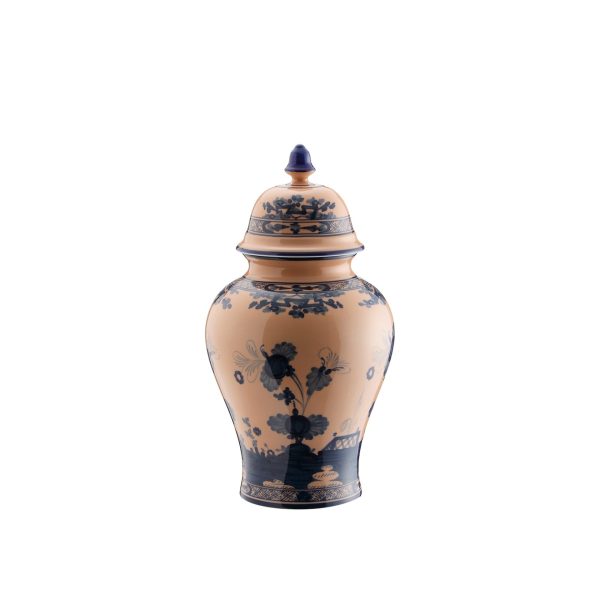 Cipria Oriente Italiano covered potiche vase, 31 cm