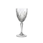 Calice Acqua in Cristallo Diamanti e Foglie
