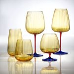 Set 2 Calice Vino Joy Yellow 750 ml