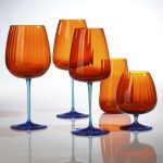 Set 2 Bicchieri Joy Orange 450 ml