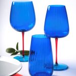 Set 2 Calice Vino Joy Blue 750 ml