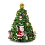 Christmas Tree Music Box with Movement