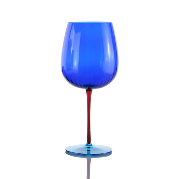 Set of 2 Gin Joy Blue Glasses 750 ml