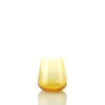 Set of 2 Joy Yellow 450 ml Glasses
