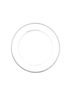 Piatto Piano Doppio Filo Platino