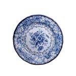 Old England Blue Round Tray