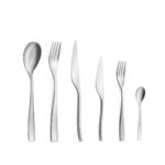 Set Posate 6 Pezzi Contemporary Sabbiato
