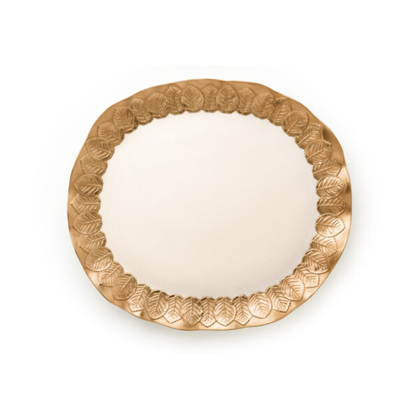 Oval Tray Alice Capodimonte Porcelain