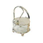 Formaggiera in Silver Plated con Piedini