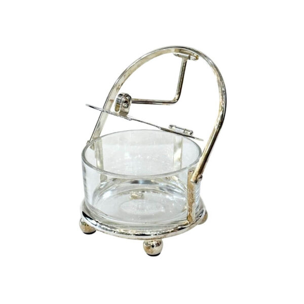 Formaggiera in Silver Plated con Piedini