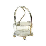 Formaggiera in Silver Plated con Piedini