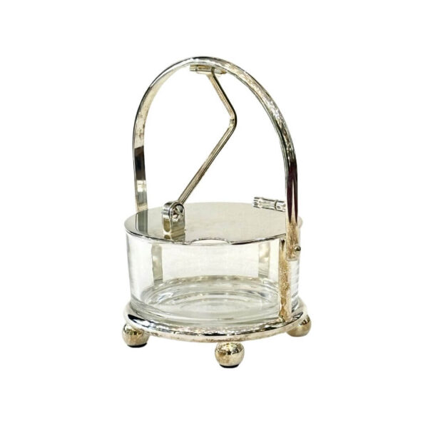 Formaggiera in Silver Plated con Piedini