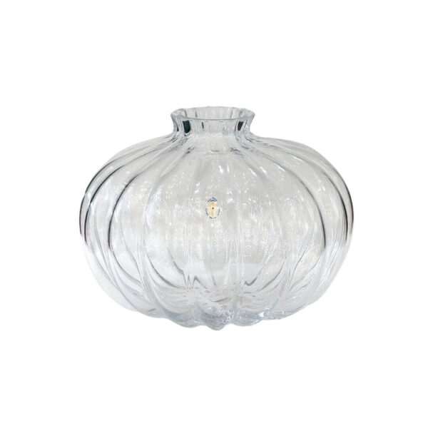 Vaso in Vetro di Murano Soffiato Trasparente