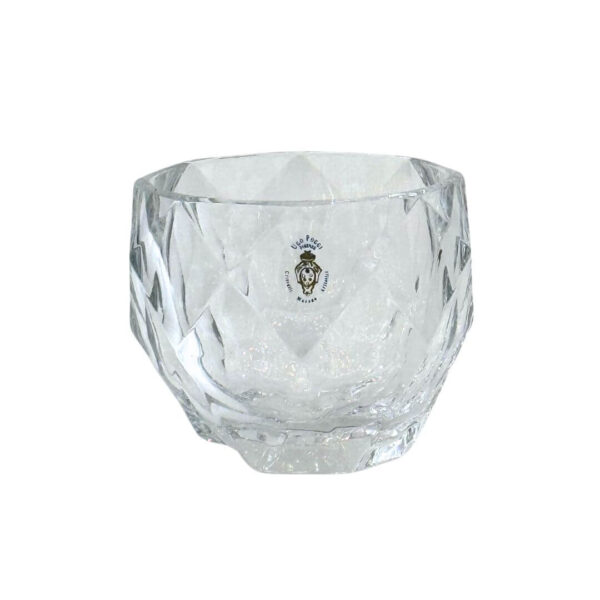 Bicchiere Whisky in Cristallo Disegno Diamante