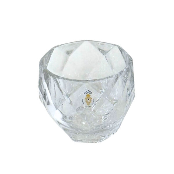 Bicchiere Whisky in Cristallo Disegno Diamante