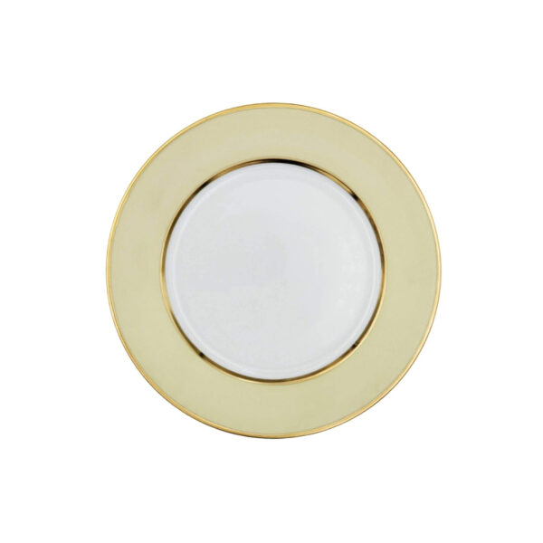 Sottopiatto Liscio Bouquet Crema Pastello
