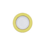 Smooth Deep Plate Bouquet Giallo Pastello