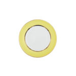 Piatto Piano Liscio Bouquet Giallo Pastello