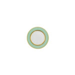 Smooth Bread Plate Pastel Green Bouquet