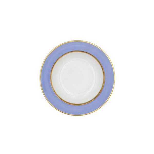 Piatto Fondo Liscio Bouquet Viola Pastello