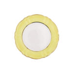 Sottopiatto Ornato Bouquet Giallo Pastello