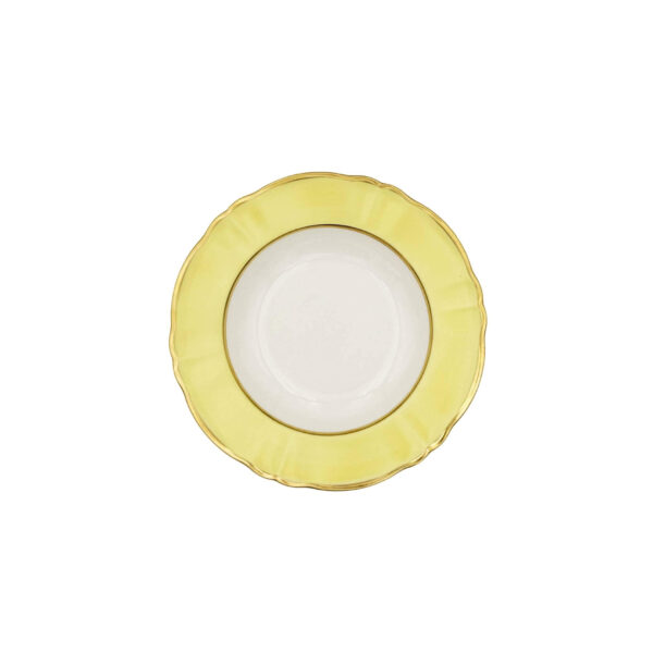 Bouquet_Ornato_Giallo_Soup_Plate