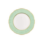 Ornate Charger Plate Bouquet Pastel Green