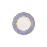 Piatto Fondo Ornato Bouquet Viola Pastello