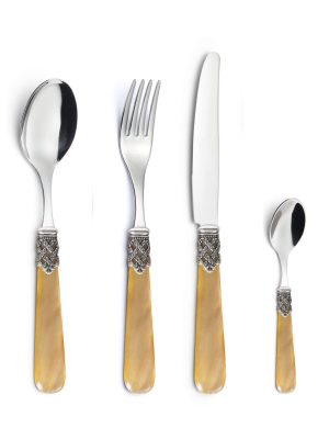 Set Posate 4 Grazia Giallo