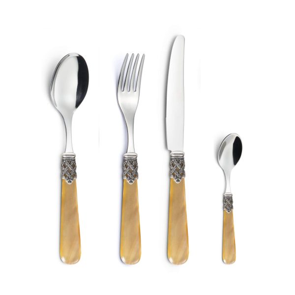 4-Piece Cutlery Set Grazia Yellow