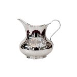 Large Silver Water Pitcher