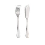 Fish Serving Set in English Steel